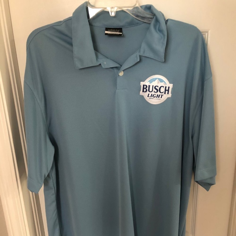 Busch Light Beer Nike Golf Polo - XL - NWOT